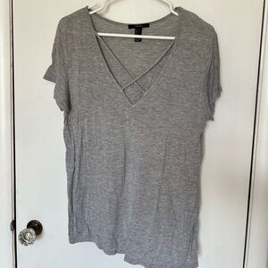 Forever 21 gray top